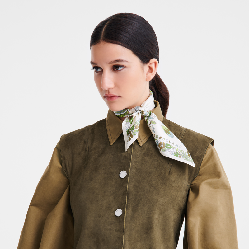 Longchamp Forêt Longchamp Pañuelo de seda 50 Seda - Glaciar Solo hoy