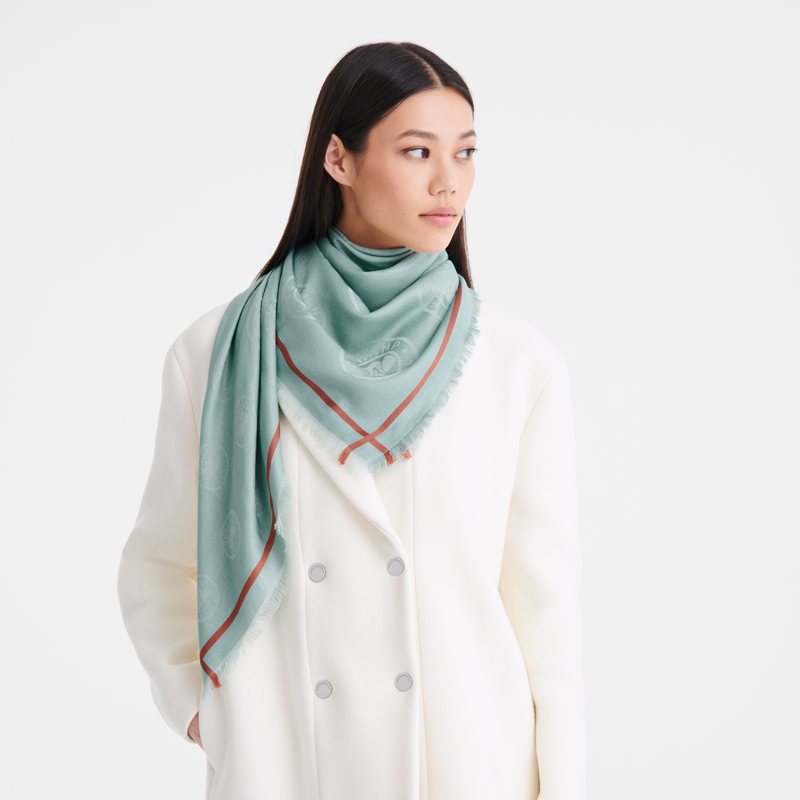Longchamp La Médaille Longchamp Estola de mujer Mezcla de algodón - Verbena Rebajas online