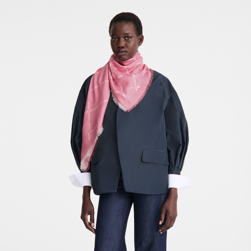 Longchamp Le Roseau Estolas Mezcla de algodón - Malvavisco Precio de fábrica