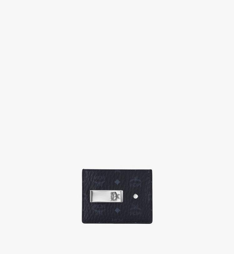 MCM Money Clip Card Case in Visetos