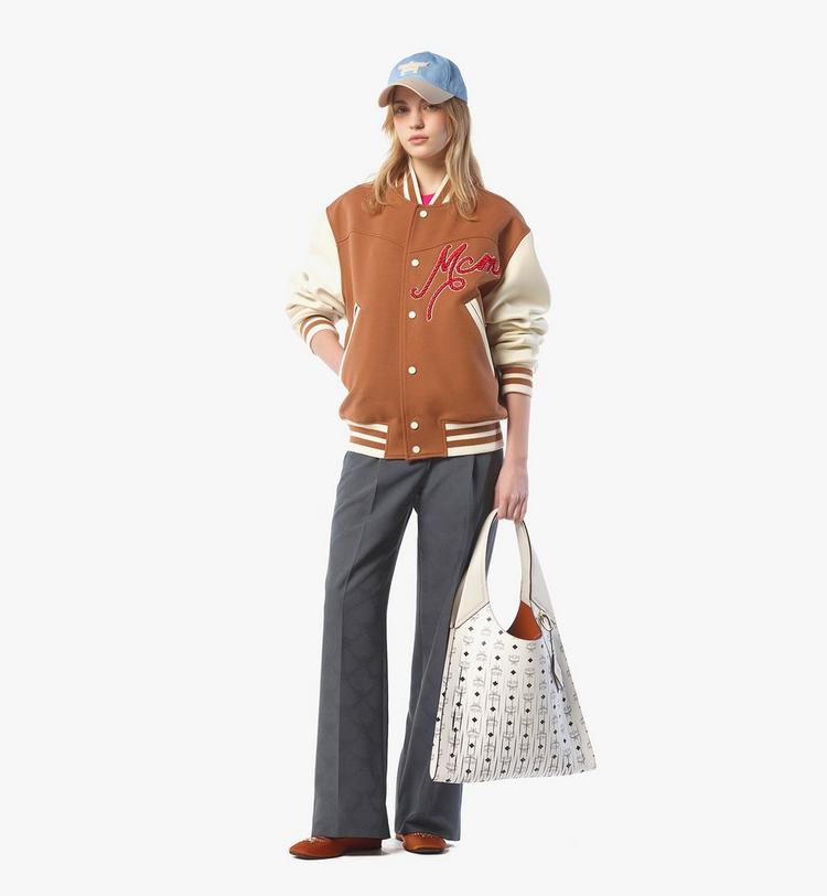 MCM Aren Shopper in Monogram Print Leather Grandes ahorros