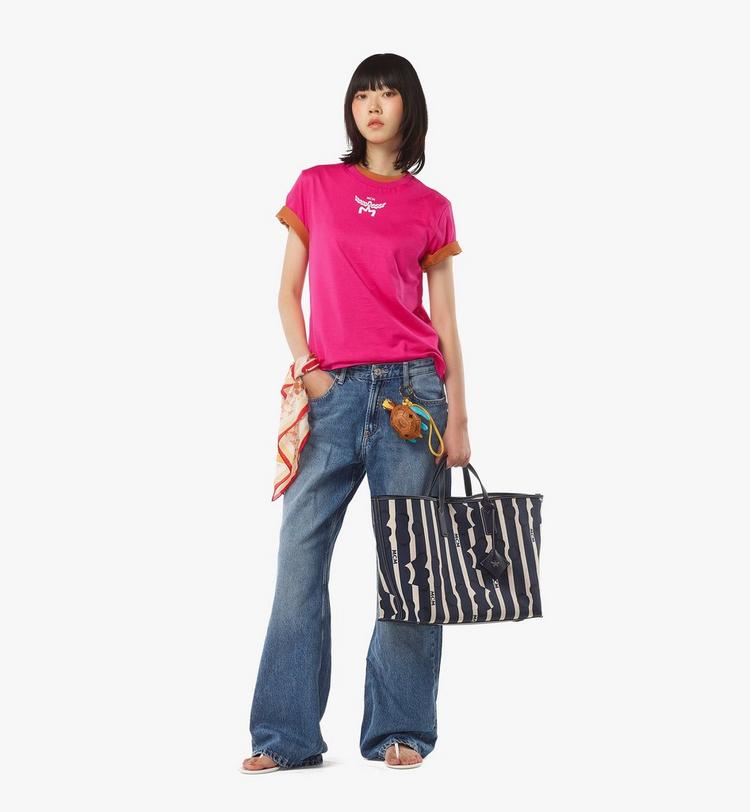 MCM Aren Shopper in Beach Club Canvas Rebajas de fin de temporada