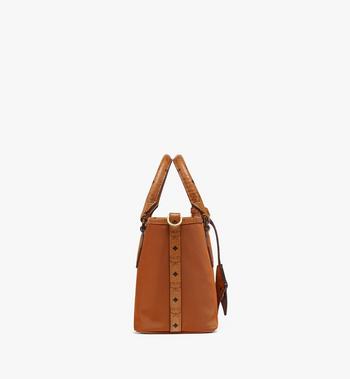 MCM Aren Shopper in Recycled Nylon and Monogram Print Leather 2025