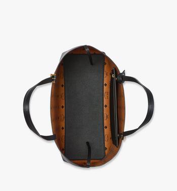MCM Himmel Shopper in Embossed Logo Leather Tienda