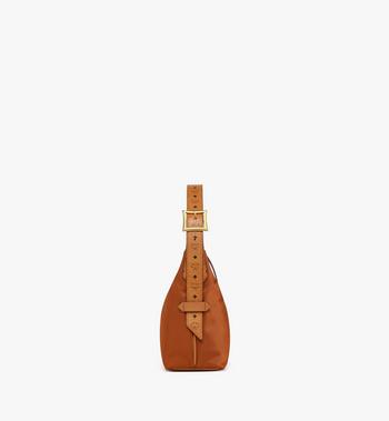 MCM Aren Hobo in Recycled Nylon and Monogram Print Leather Solo hoy