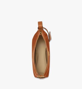 MCM Aren Hobo in Recycled Nylon and Monogram Print Leather Solo hoy