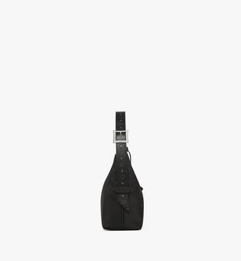 MCM Aren Hobo in Recycled Nylon and Monogram Print Leather Oferta especial de fábrica