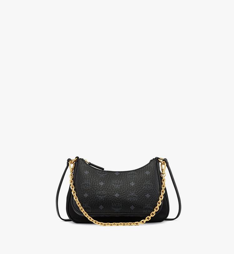 MCM Aren Duo Hobo in Recycled Nylon and Visetos En oferta