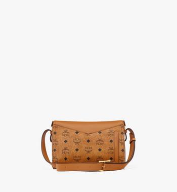 MCM Diamant 3D Shoulder Bag in Visetos Leather Mix Ofertas de temporada