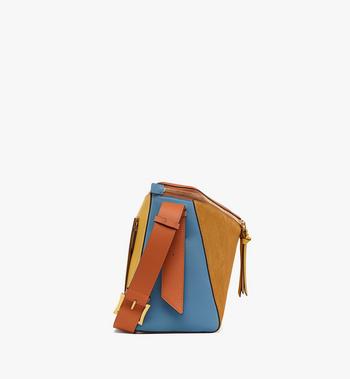 MCM Diamant 3D Shoulder Bag in Suede and Calf Leather Rebajas de fin de temporada