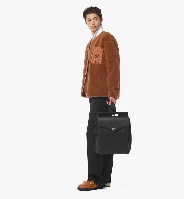 MCM Diamond Backpack in Embossed Leather Descuento