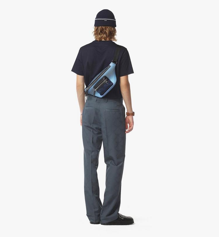 MCM Fursten Belt Bag in Gradation Mesh and Monogram Neoprene Tienda