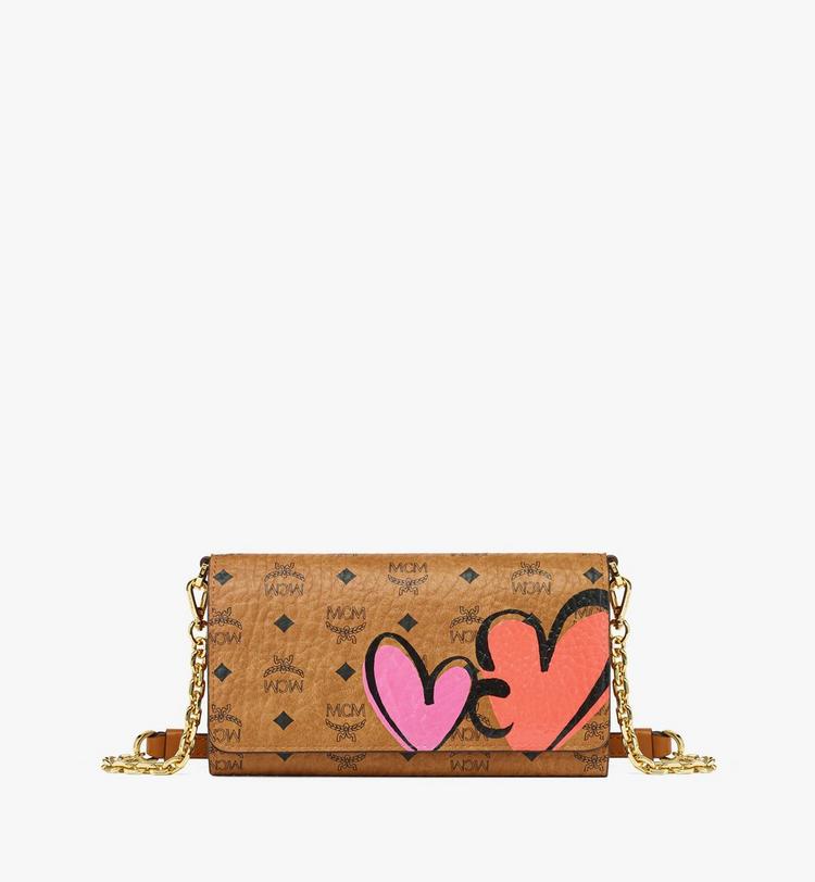 MCM Valentine’s Day Upcycling Project Chain Wallet in Visetos Superdescuento