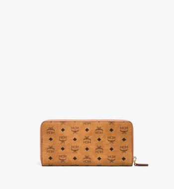 MCM Aren Zip Around Wallet in Visetos Grandes descuentos