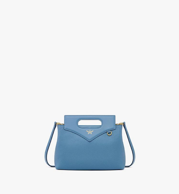 MCM Soft Diamond Tote in Embossed Leather