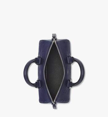MCM Aren Boston Bag in Maxi Monogram Leather En oferta