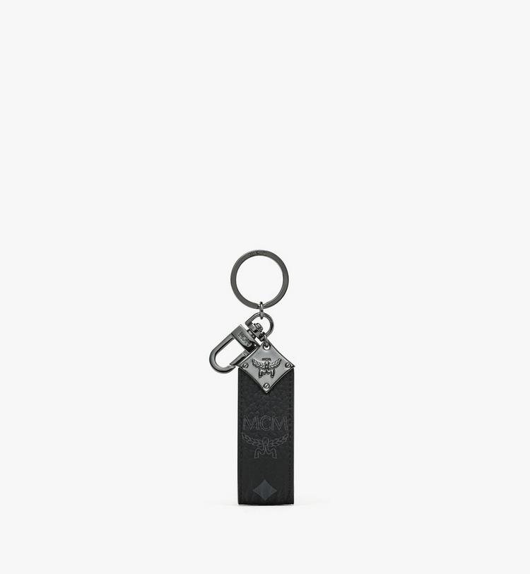MCM Aren Diamond Logo Key Holder in Visetos Rebajas top