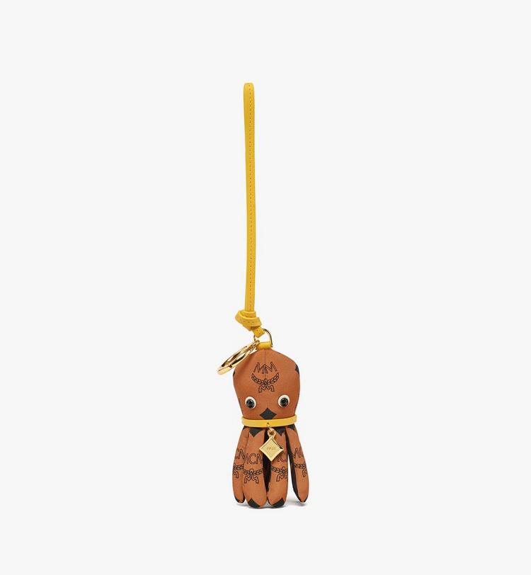 MCM Aren Octopus Charm in Monogram Nylon