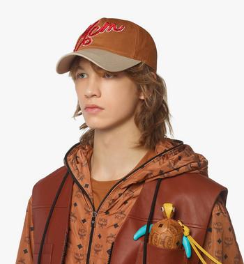 MCM Logo Embroidery Cap in Cotton Twill Grandes descuentos