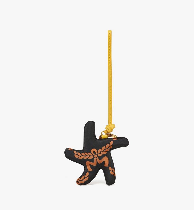 MCM Aren Starfish Charm in Monogram Nylon Liquidación