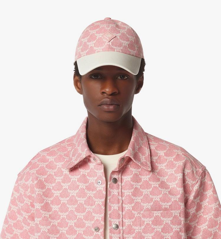 MCM Classic Cap in Lauretos Denim Jacquard Última moda