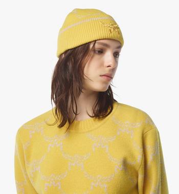 MCM Lauretos Beanie in Wool and Recycled Cashmere 2025