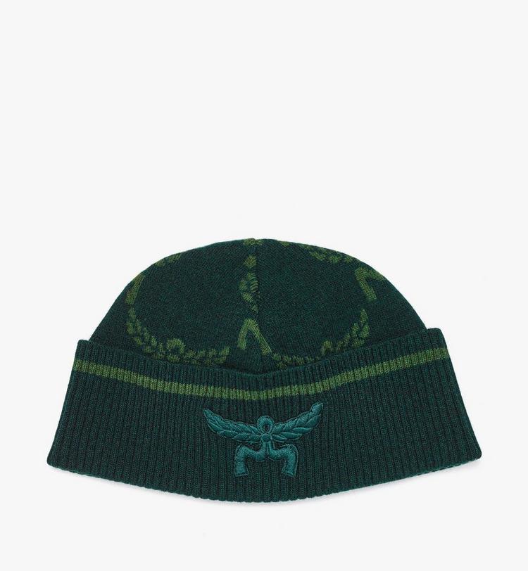 MCM Lauretos Beanie in Wool and Recycled Cashmere Rebajas baratas