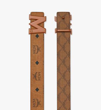 MCM Claus M Reversible Monogram Belt 1.5” Oferta especial