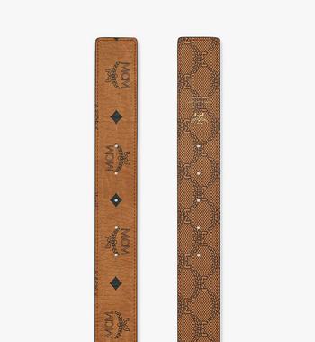 MCM Claus M Reversible Monogram Belt 1.5” Oferta especial