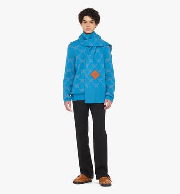 MCM Reversible Lauretos Stole in Wool and Recycled Cashmere Oferta especial de fábrica