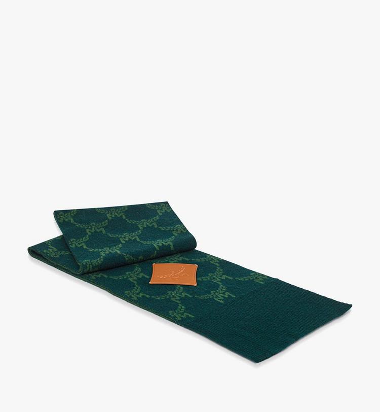 MCM Reversible Lauretos Stole in Wool and Recycled Cashmere Promoción trimestral
