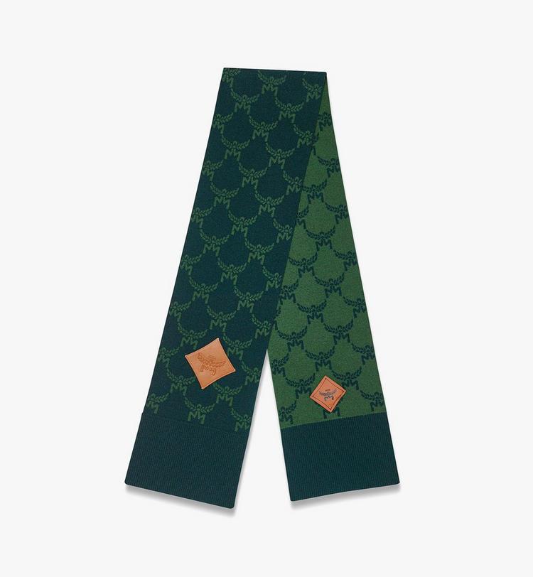 MCM Reversible Lauretos Stole in Wool and Recycled Cashmere Promoción trimestral