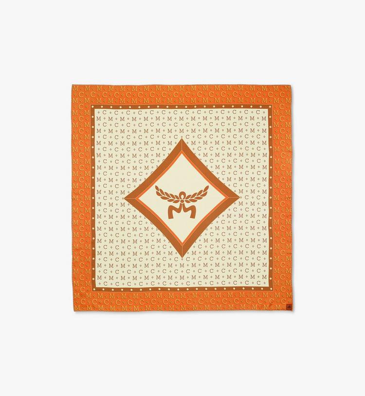 MCM Diamond Monogram Scarf in Organic Silk Superdescuento