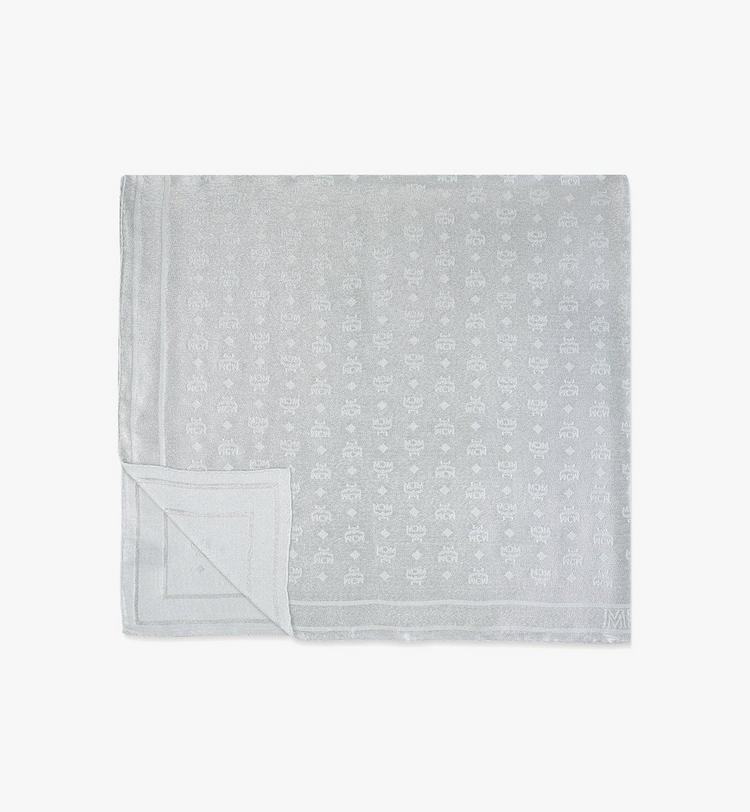 MCM Monogram Jacquard Lurex Silk Shawl Liquidación