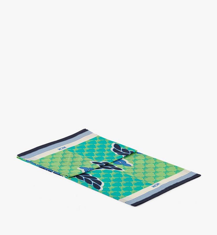 MCM Palm Monogram Bandana Scarf En oferta