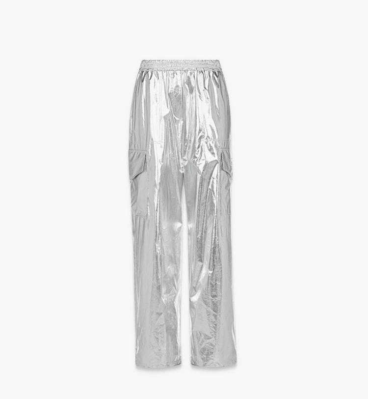 MCM Cargo Pants in Metallic Polyester Venta caliente