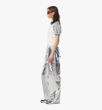 MCM Cargo Pants in Metallic Polyester Venta caliente
