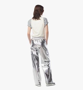 MCM Cargo Pants in Metallic Polyester Venta caliente