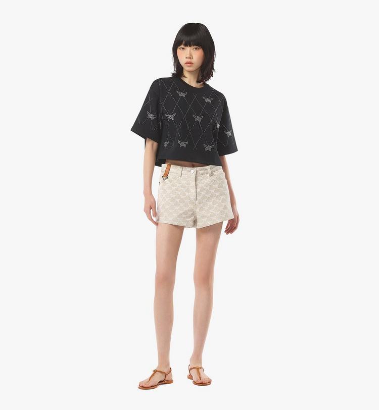 MCM Lauretos Crystal Ponte T-Shirt Los más vendidos