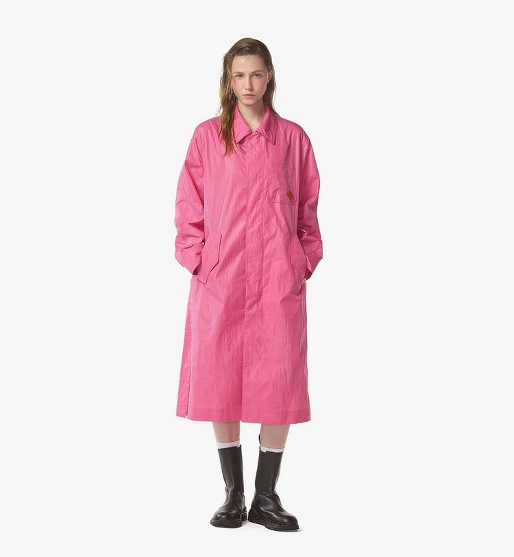 MCM Oversized Coat in Crushed Nylon Descuento
