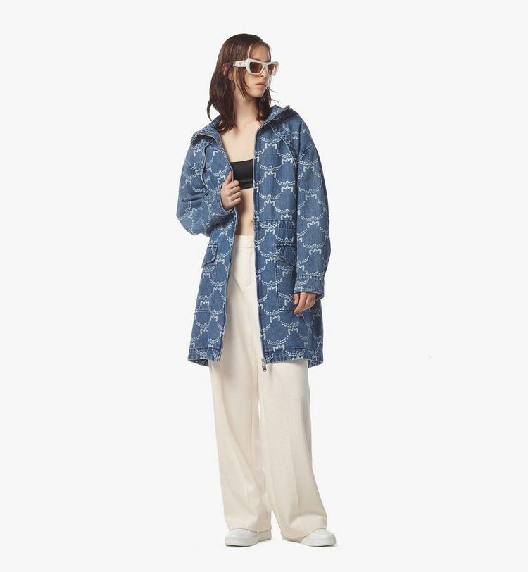 MCM Lauretos Monogram 2-in-1 Denim Parka Envío gratis