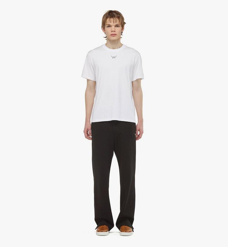 MCM Essential Logo Print T-Shirt in Organic Cotton Precio de fábrica