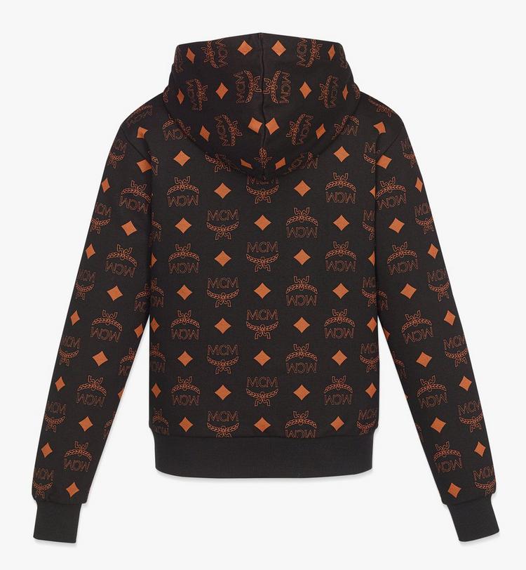MCM Maxi Monogram Print Hoodie in Organic Cotton Promoción por tiempo limitado