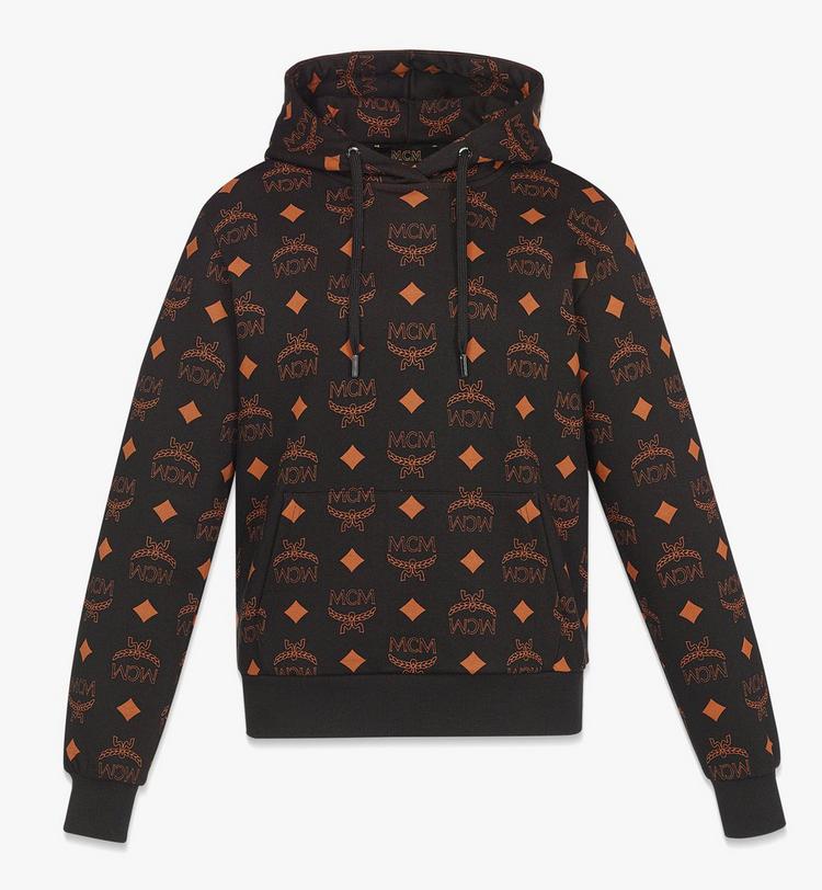 MCM Maxi Monogram Print Hoodie in Organic Cotton Promoción por tiempo limitado