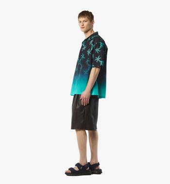 MCM Palm Monogram Print Shirt Liquidación