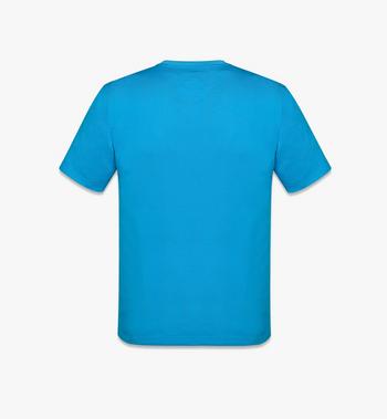 MCM Laurel Logo Print T-Shirt in Organic Cotton En oferta