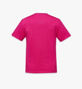MCM Logo Print T-Shirt in Organic Cotton Descuentos del mes