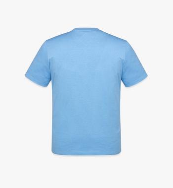 MCM Laurel Logo Print T-Shirt in Organic Cotton Ofertas de temporada