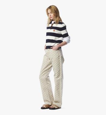 MCM Stripe Knit Cropped Polo Devoluciones gratuitas
