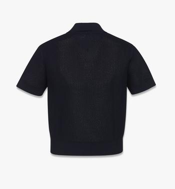 MCM Logo Patch Mesh Knit Polo 2025